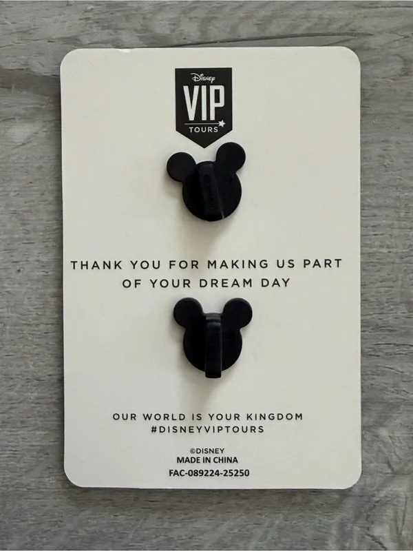 2026 Disney World VIP Tours Exclusive Private Tour Plaid Mickey Hat Pin - Image 6