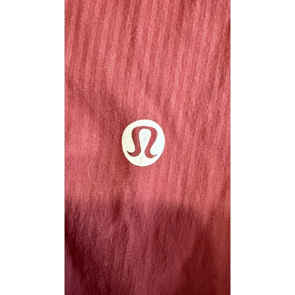 Lululemon Dance Studio Jogger burgundy Pinstripe Swift Pants Womens 6 - Image 3