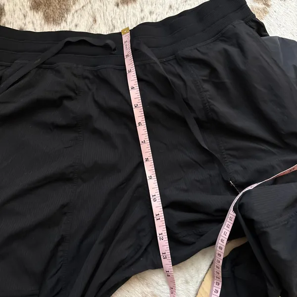 LULULEMON Dance Studio Relaxed-Fit Mid-Rise Cargo Jogger In‎ Black Size Large - Image 8