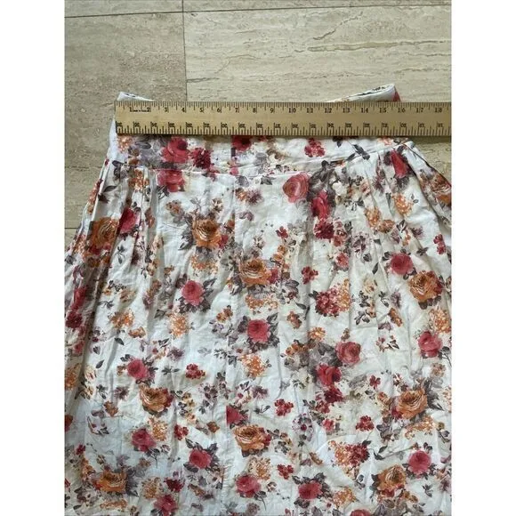 Women Boho Floral Long Maxi‎ Skirt Ladies High Waist Beach Holiday Swing Dress - Image 3