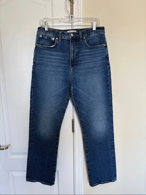Madewell The '90s Straight Jean Comfort Stretch Barlow Wash Size 30 - Image 4