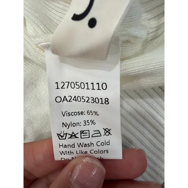 Commense Minimalist Mock Neck Casual Old Money Stretch Sleeveless Sweater NWT XL - Image 3