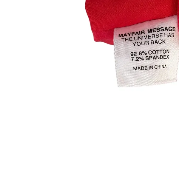 The Mayfair Group‎ Language of the Universe Corset Ember Red Graphic Top S/M - Image 14