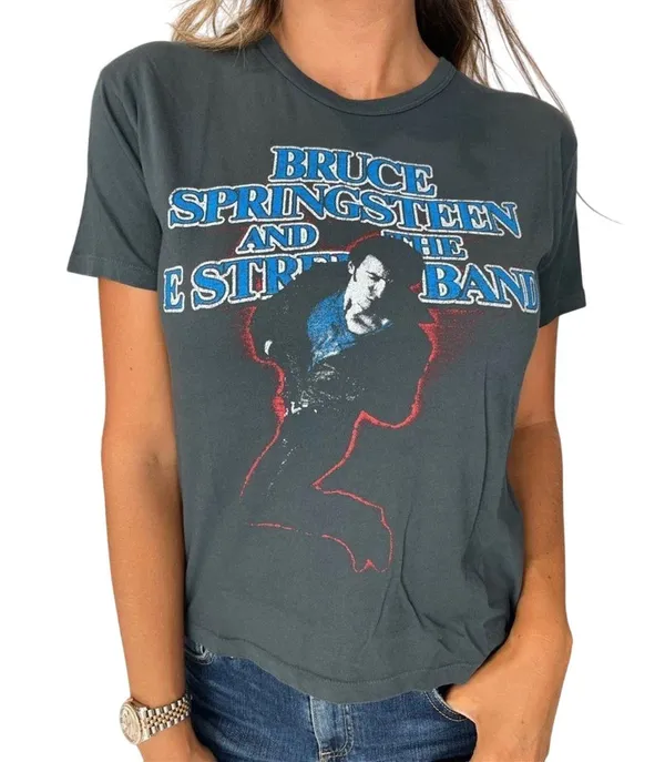 DAYDREAMER Bruce Springsteen Born in USA Tour One Size Tee, New w/o Tag MSRP $98 - Image 4