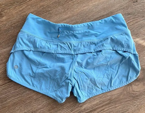 Light Blue Running Shorts - Image 2