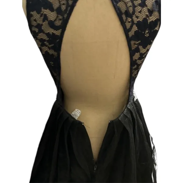 B.‎ Darlin Women's Junior Black Sleeveless Prom, Party, Formal, Wedding Dress - Image 7