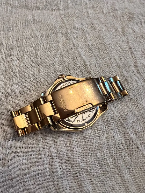 Fossil Cecile Stainless Steel Watch Gold - Image 4