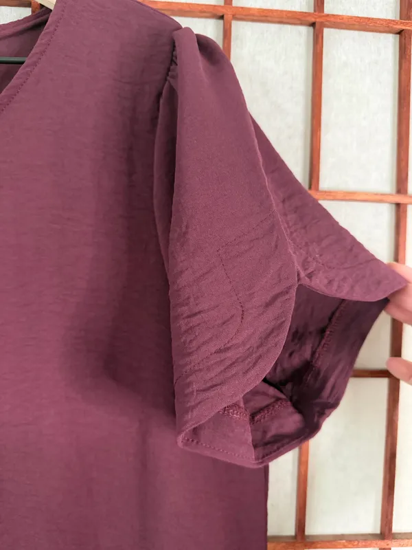 Wantable Les Amis blouse Purple Size L - Image 3