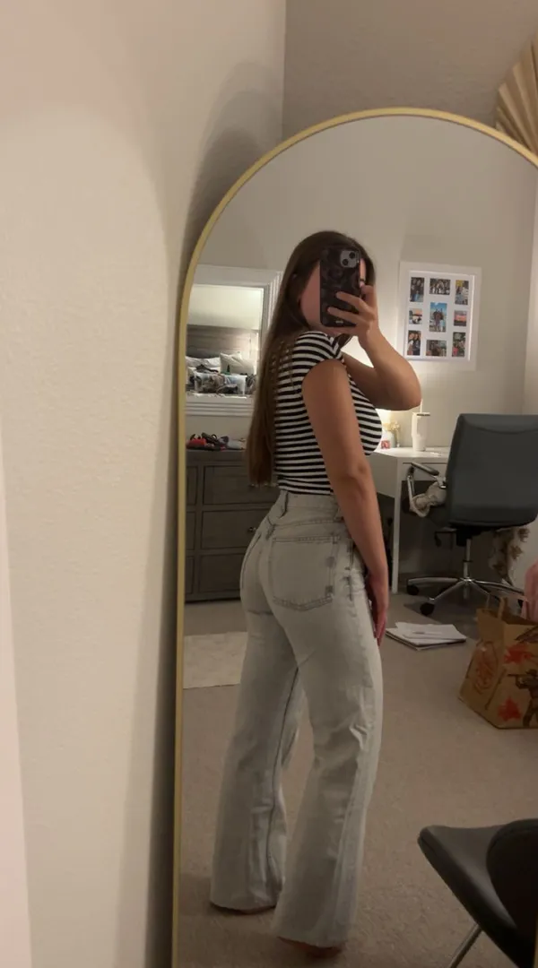 ZARA Mid-Rise Jeans Straight-Leg - Image 2