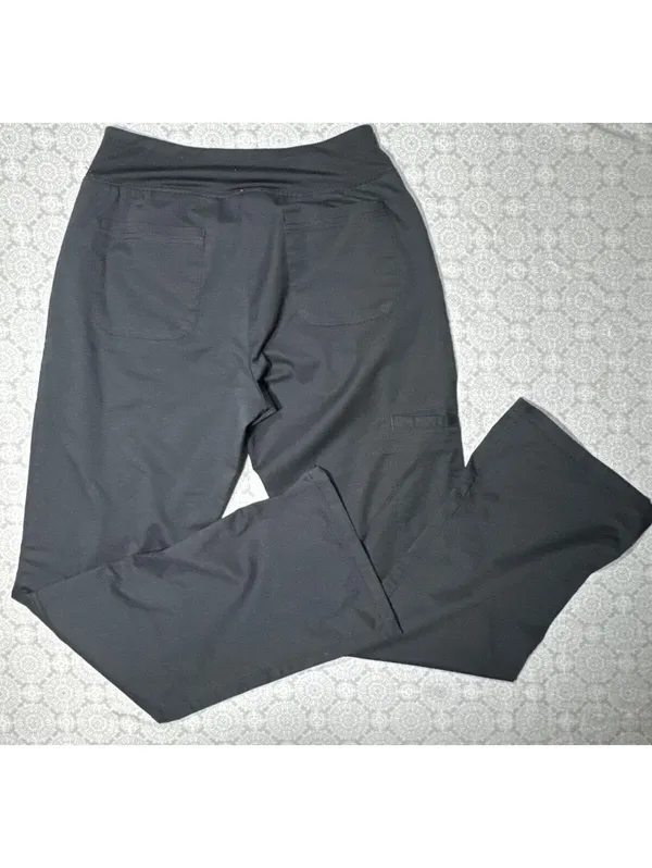 Beyond Scrubs Black XS Medical Scrub Pants with Zipper Pocket - Comfy & Ready to - Image 3