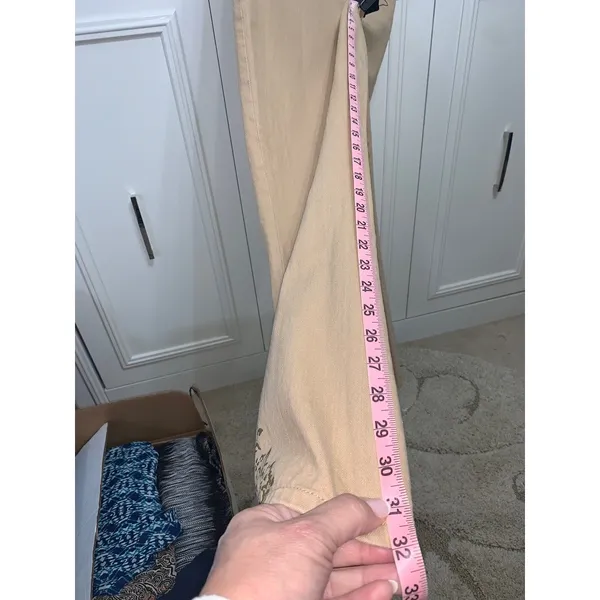 Lauren Ralph Lauren Women's Beige Floral Bootcut Jeans Size 10‎ - Image 7