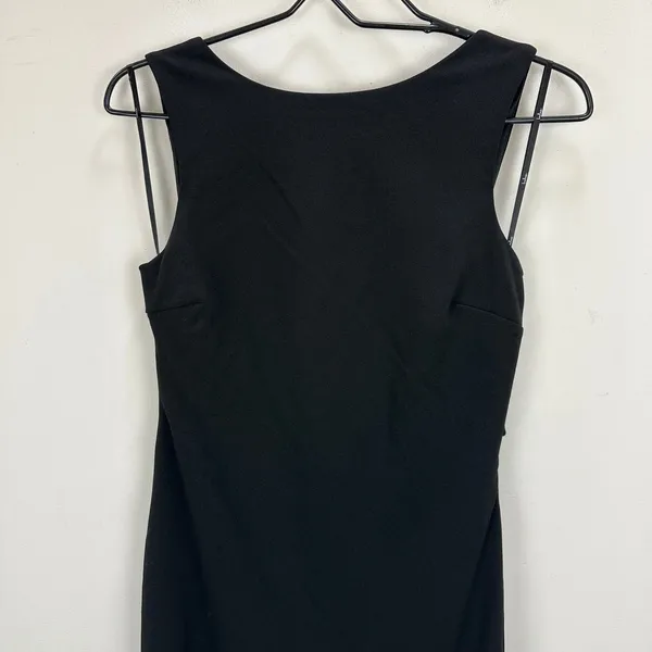 Lulus Love In Your Eyes Black Knotted Mermaid Maxi Dress Formal Medium NWT - Image 7