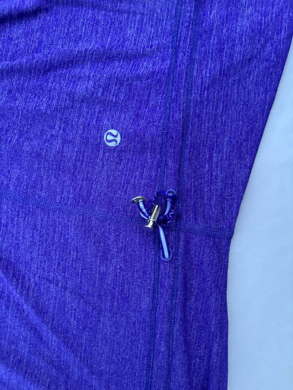 Lululemon Rest Less Tank Top Heather Bruised Berry Wee Striped Women’s Size 2 - Image 10