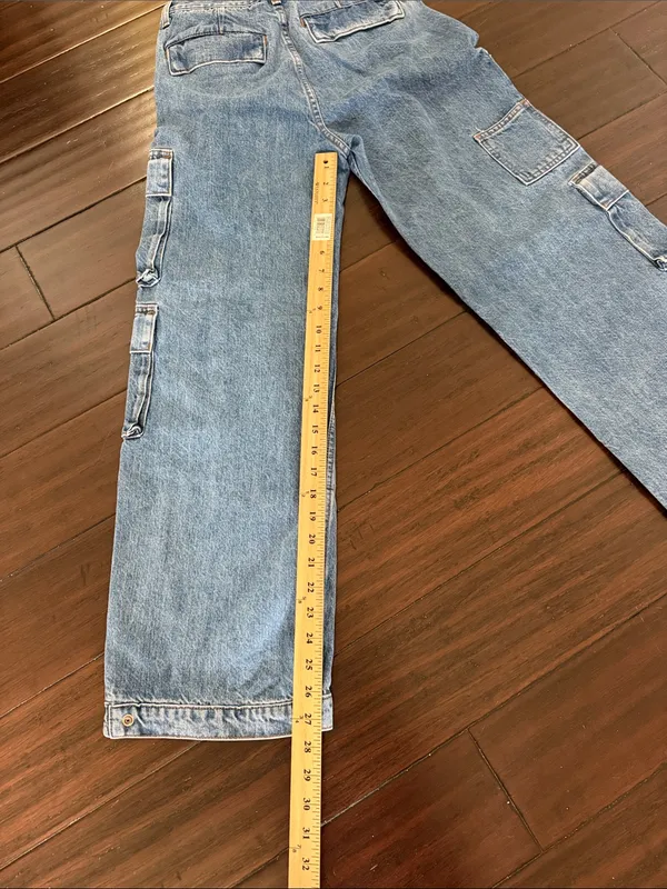 Denim Forum Aritzia The '90s Millie Hi-Rise Cargo Jean Size 25 - Image 7