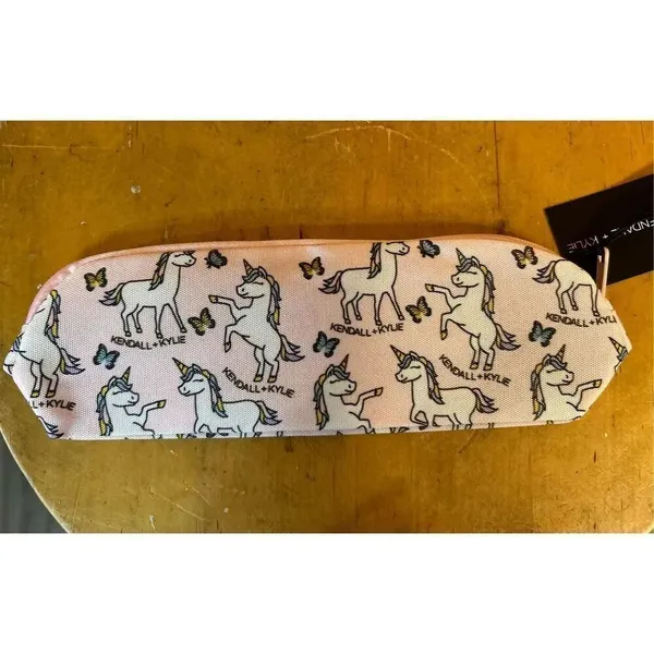 KENDALL & KYLIE Unicorn Print Travel Makeup Cosmetic Bag Nwt (4803) - Image 2