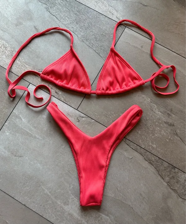 Kulani Kinis Bikini Set Watermelon Ribbed - Image 4