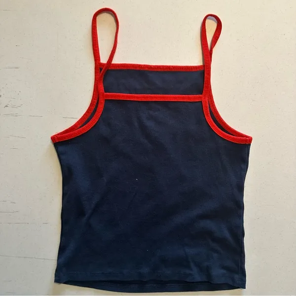 Zoe+Liv women’s size large red white and blue USA tank top - Image 5