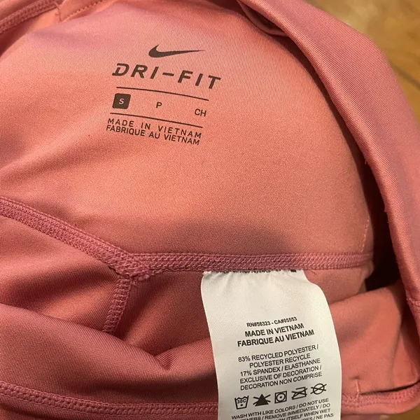 Nike dri-fit pink mauve leggings pants woman’s size small - Image 3