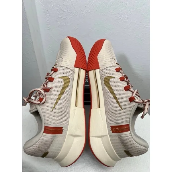 Nike GP Challenge 1 PRM Women's Tennis Shoes Sz 12 Sail Red Gold‎ FQ3164-103 - Image 6