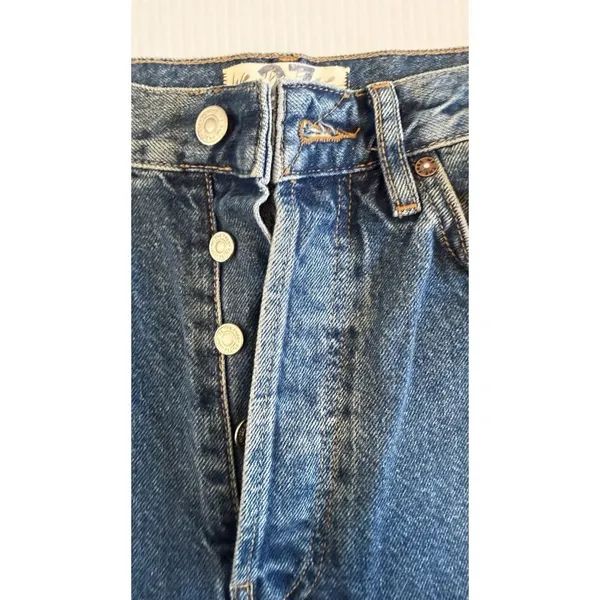 Free People Jeans‎ We The Free Women’s Size 27 The Lasso Sapphire Blue Boho NWT - Image 8