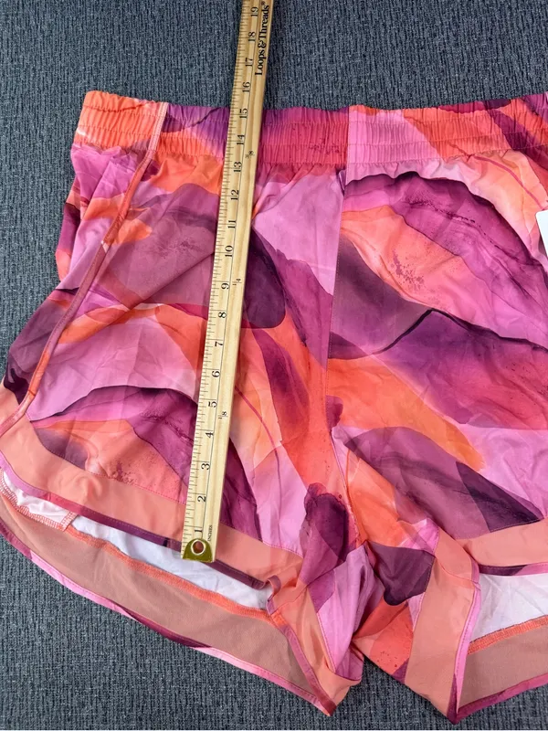 Athleta Printed Mesh Racer Run Shorts - Image 15