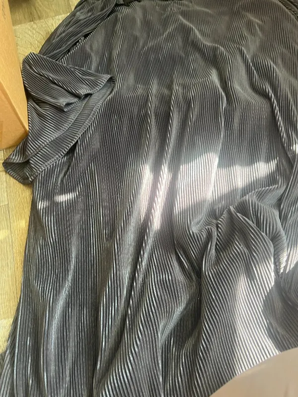 Victoria Dunn black pleated dress‎ size XS - Image 5