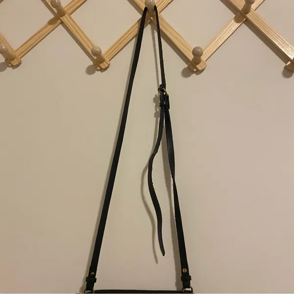 Madewell Black Leather Crossbody Purse - Image 2