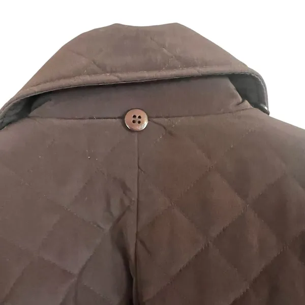 Espirit NWT Women's Brown Quilted Parka Jacket Size XL - Image 5