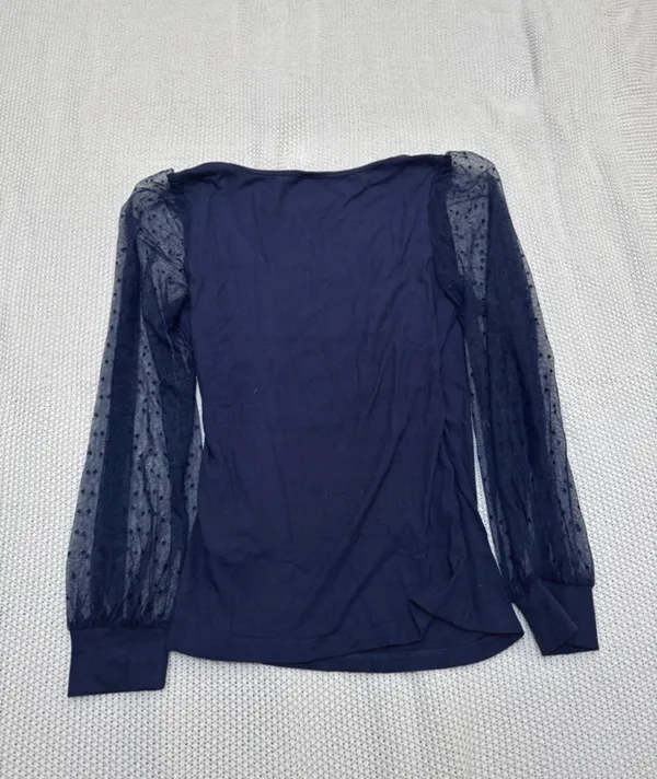 Long sleeve top Blue - Image 4