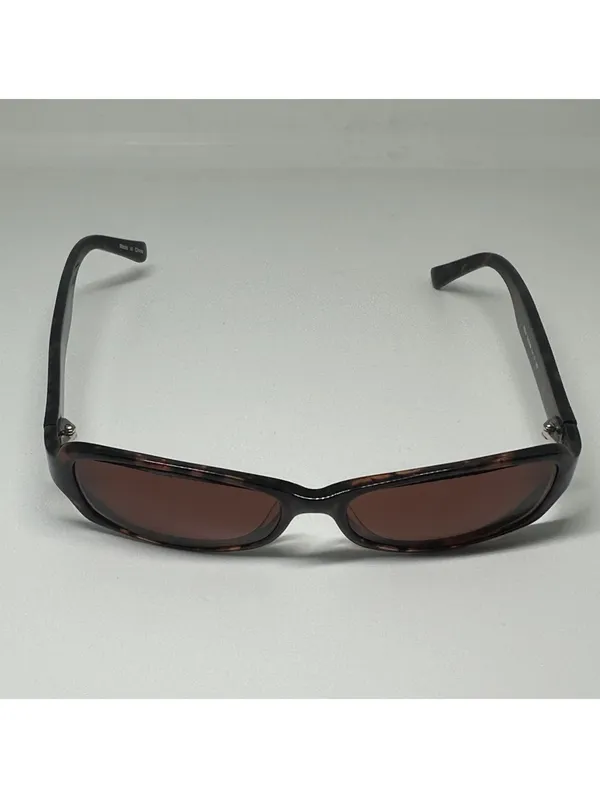 Lido West Babe Tortoise Shell Rectangular Prescription Sunglasses Frames Brown - Image 3