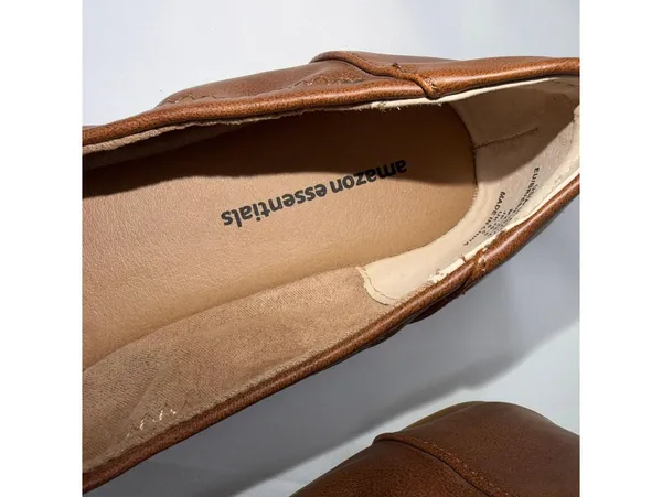 Amazon Essentials Women’s Ballet Flats Brown Size 8.5 Wide - Image 3