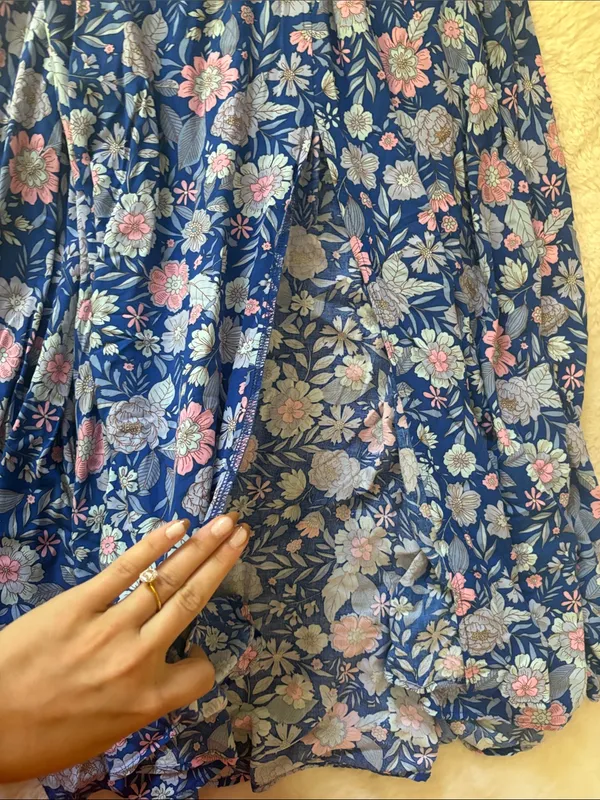 Anthropologie Abel The Label Floral Maxi Dress Size Small Sleeveless Backless - Image 10