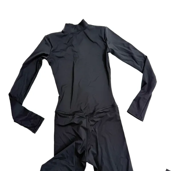 Workout Jumpsuit Gym Romper Long Sleeve Athletic Romper One Piece Slim Fit Yoga - Image 16