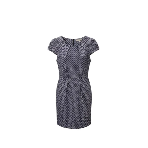 Darling Geometric Diamond Print Sheath Dress Womens‎ Small Blue Red Excellent - Image 6