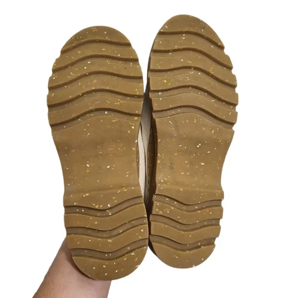Charles &‎ Keith Cream/Tan Sneaker Mules Size 7 - Image 8