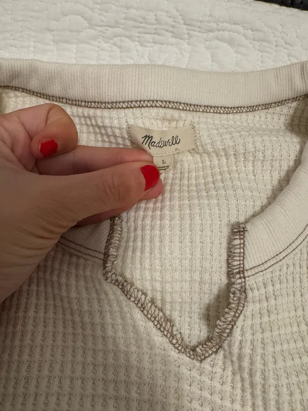 Madewell Waffle Long Sleeve - Image 3