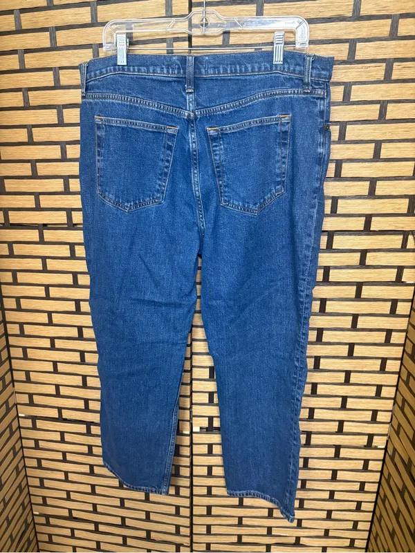 Abercrombie & fitch the ankle straight high rise jeans size 33/16 - Image 2