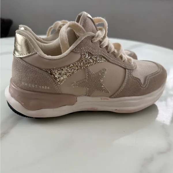 Vintage havana nud Glitter star tang run women’s sneakers - Image 2
