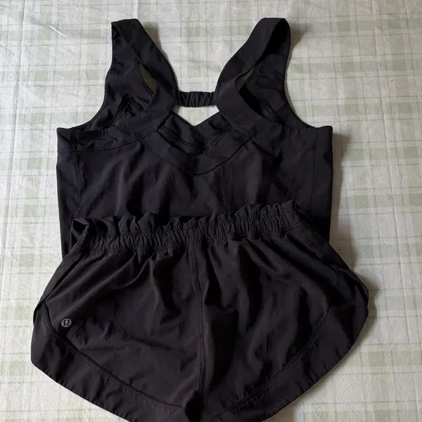Lululemon Black Sleeveless Romper - Image 5