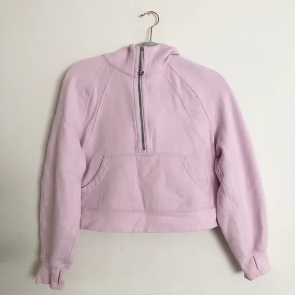 Lululemon Scuba Oversized Half-Zip Hoodie Meadowsweet Pink XS/S - Image 7