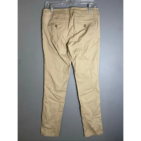 American Eagle Brown Kakhi Skinny Stretch Pants Size 4 NWOT - Image 4