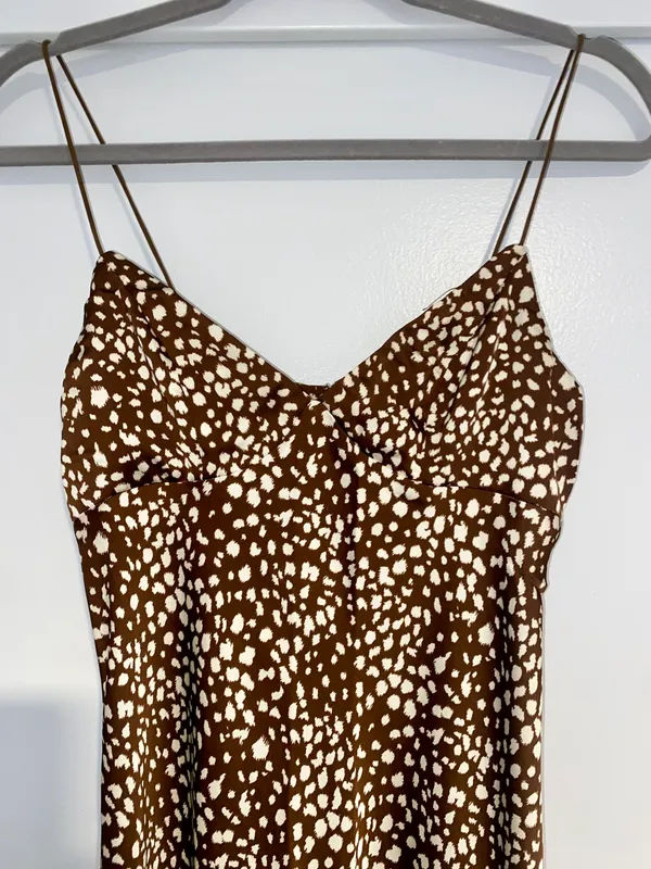 Princess Polly ALLOU MIDI DRESS BROWN 🐆 - Image 5