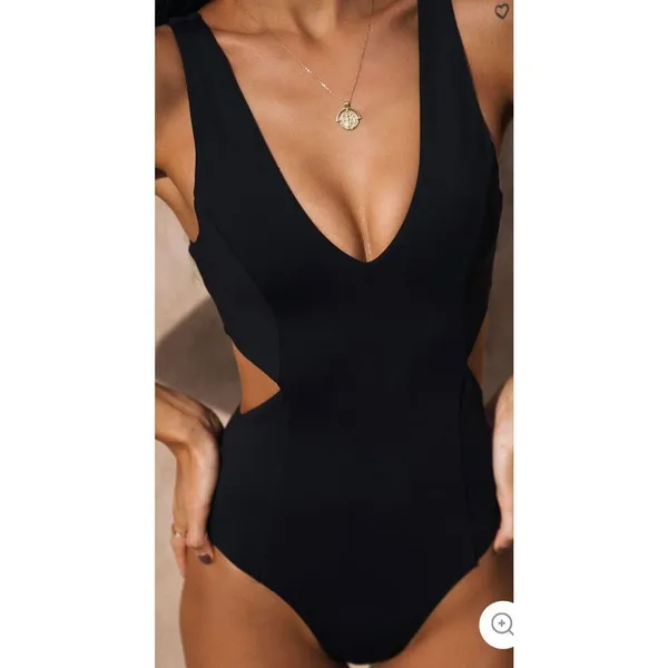 NEW Yukari Willow 1 Pc Swimsuit Cut Out Monokini Swimwear S - Image 14