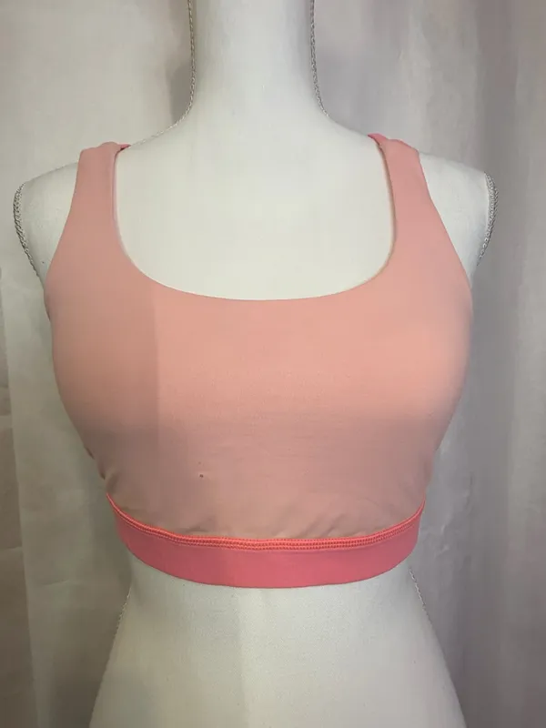 lululemon athletica Scoop-Neck Sports Bra - Coral Pink - Image 8