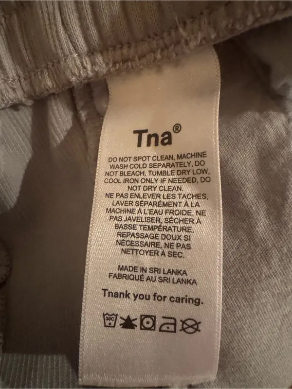 TNA Cozy Fleece Shorts Gray Size M EUC - Image 4