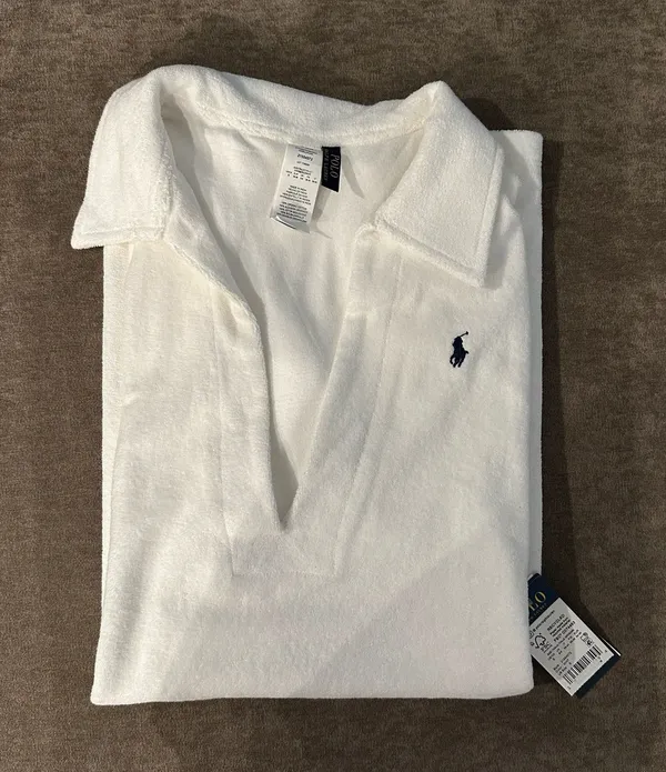 Polo Ralph Lauren White Terry Cloth Dress - Image 2