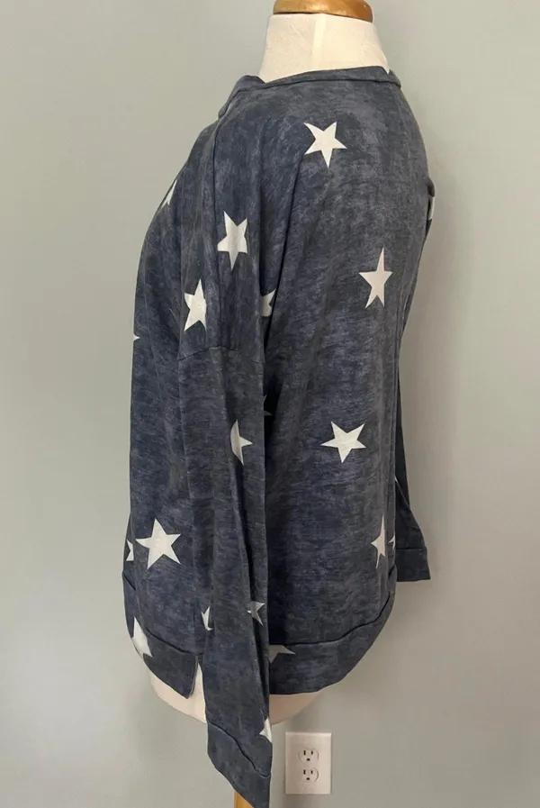 143 Story By Lineup Blue Star Pullover Sweatshirt - Image 8