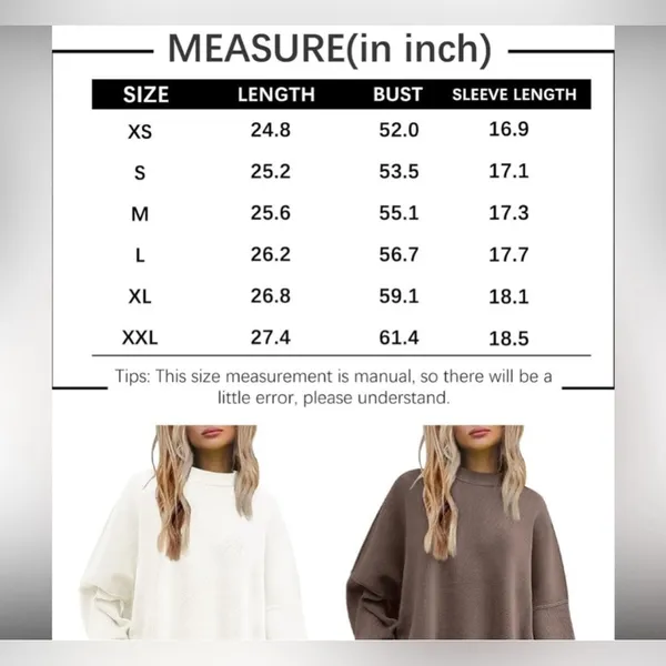 LILLUSORY Brown Oversized Batwing Sweater Size undefined - Image 3