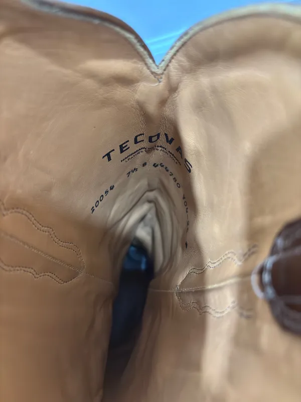 Tecovas the Loretta boots metallic 7.5 Gold - Image 8
