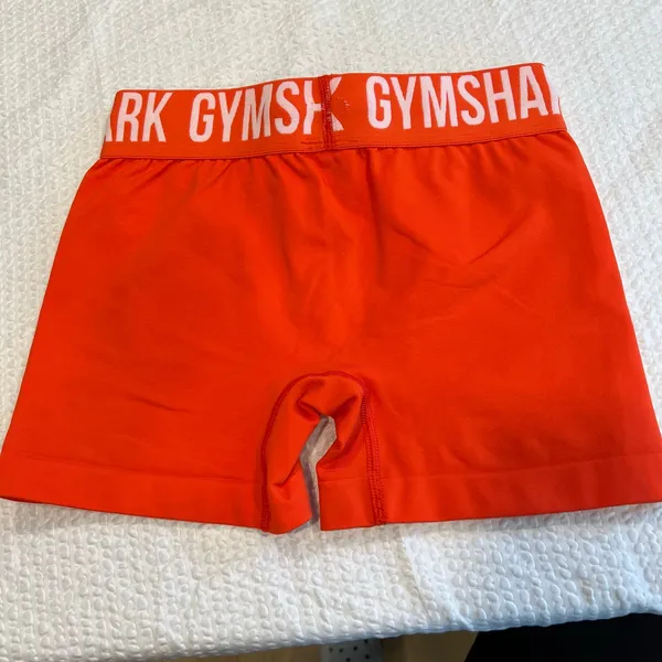Gymshark bright orange shorts XS women - Image 2